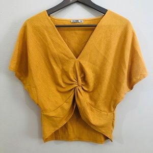 Zara Yellow Top